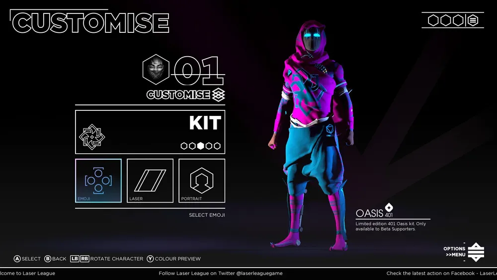 Laser League - Customization